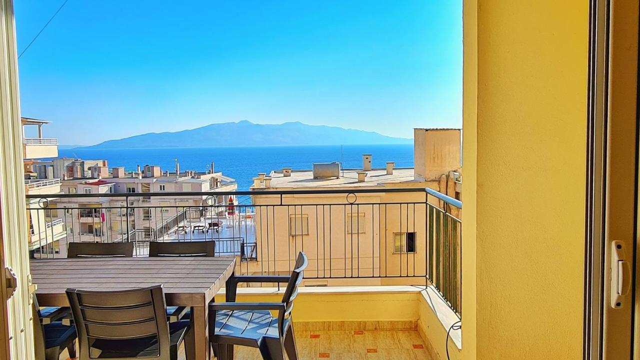 Colorful Sea View Apartment Sarandë Exteriér fotografie