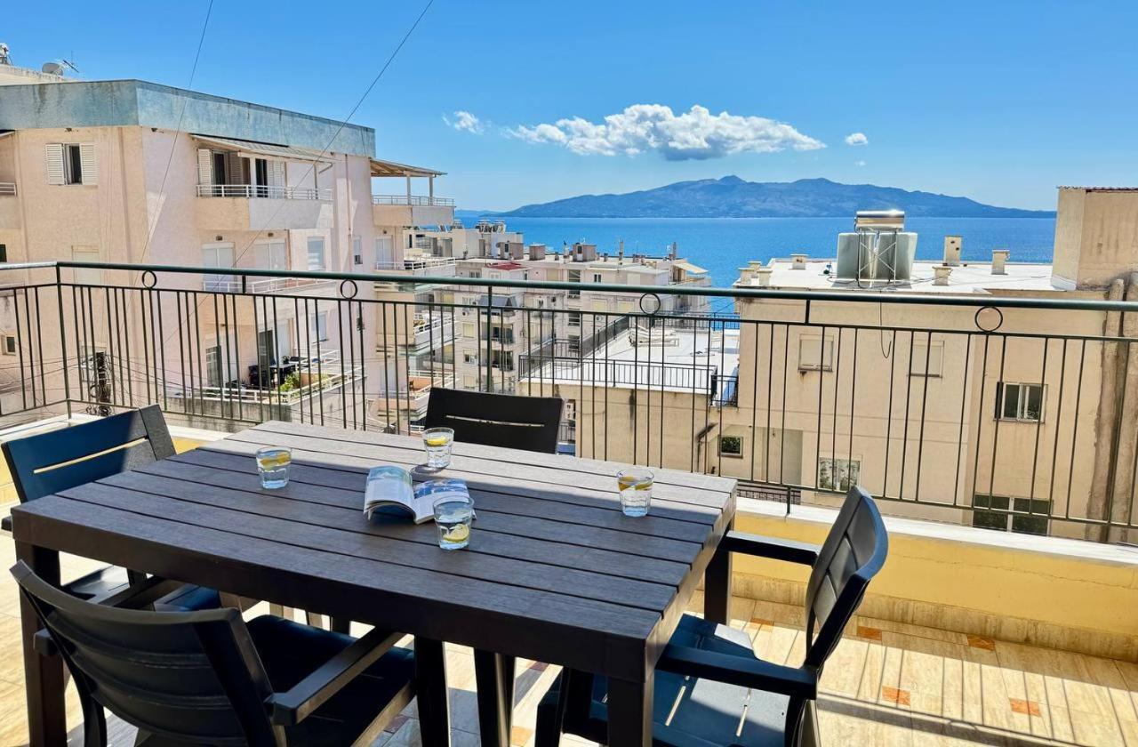 Colorful Sea View Apartment Sarandë Exteriér fotografie